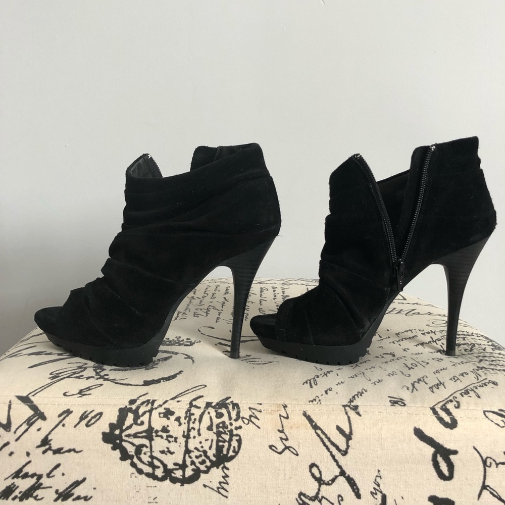 Peep Toe Heel Bootie